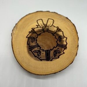 Christmas wood cutting board / cheese board